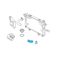 OEM 2008 Dodge Ram 3500 Hose-Radiator Inlet Diagram - 55056945AE