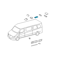 OEM 2007 Dodge Sprinter 3500 Lamp-Courtesy Diagram - 68017599AA