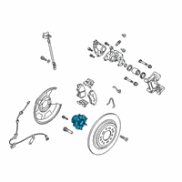 OEM 2022 Kia Sportage Rear Wheel Hub & Bearing Assembly Diagram - 52730D3000