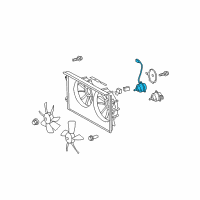 OEM 2009 Scion tC Fan Motor Diagram - 16363-37090