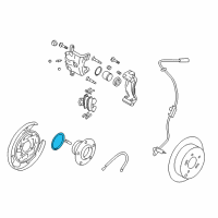 OEM Hyundai Tone Wheel-Rear Diagram - 52714-2E000