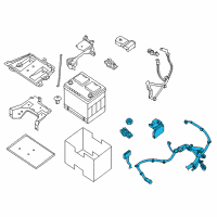 OEM 2015 Infiniti QX60 Harness-Sub, Engine Room Diagram - 24079-5AF0A