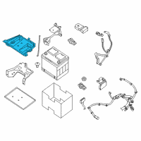 OEM 2015 Infiniti QX60 Bracket Assy-Power Head Diagram - 75861-5AF0A