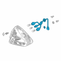 OEM 2002 Honda Insight Socket Diagram - 33503-S3Y-003