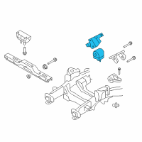 OEM 2007 Ford Expedition Mount Diagram - 9L3Z-6038-C