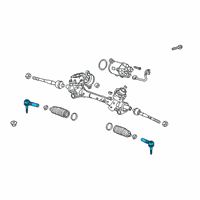 OEM Buick Outer Tie Rod Diagram - 84321068