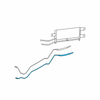 OEM 2006 Dodge Ram 1500 Tube-Oil Cooler Diagram - 5290413AB