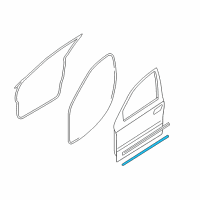 OEM Ford Freestyle Lower Seal Diagram - 5F9Z-7420272-AA