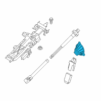 OEM 2018 BMW M760i xDrive Steering Shaft Sleeve Diagram - 32-30-6-862-081