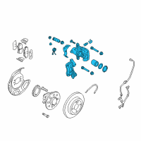 OEM 2017 Kia Forte Caliper Kit-Rear Brake Diagram - 58311A5B31