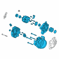 OEM 2015 Acura TLX Alternator Assembly (Csp47) (Denso) Diagram - 31100-5X6-J01