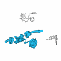 OEM Toyota Corolla Combo Switch Diagram - 84310-02330
