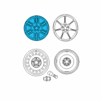 OEM 2007 Scion tC Wheel, Alloy Diagram - 42611-21190