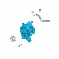 OEM 2003 Lincoln Navigator Alternator Diagram - 6U2Z-10V346-DVRM