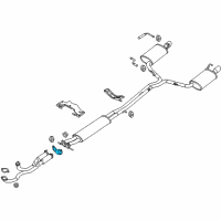 OEM Ford Muffler & Pipe Gasket Diagram - DA5Z-9450-A