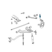 OEM 2000 Chevrolet Suburban 1500 Stud Kit, Front Upper Control Arm Ball Diagram - 12475486