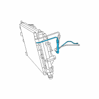 OEM Dodge Avenger Hose-Transmission Oil Cooler Diagram - 5058344AE