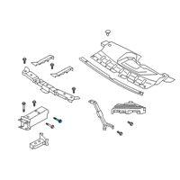 OEM Nissan Bolt Diagram - 54459-EN01C