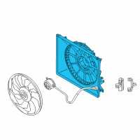 OEM 2012 Hyundai Equus SHROUD-Radiator Diagram - 25350-3M250