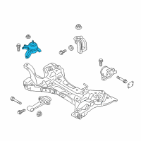 OEM 2016 Kia Cadenza Engine Bracket Assembly, Front Diagram - 218103V200