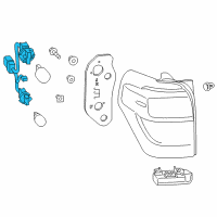 OEM 2017 Toyota 4Runner Socket & Wire Diagram - 81555-35400