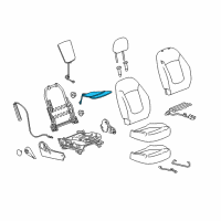 OEM 2021 Chevrolet Spark Seat Cushion Heater Diagram - 42625205