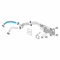 OEM 2015 Acura MDX Hose (295MM) (ATF) Diagram - 25214-RL0-007