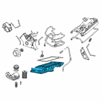 OEM BMW 745Li Upper Oil Pan Diagram - 11-13-7-519-491