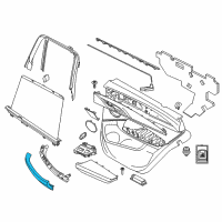 OEM 2018 BMW X3 TRIM COVER, PULL STRAP, LEFT Diagram - 51-41-5-A36-3A1