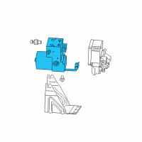 OEM Cadillac ABS Pump Assembly Diagram - 19244856