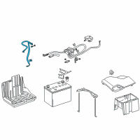 OEM 2010 Acura RL Cable Assembly, Ground Diagram - 32600-SJA-A00