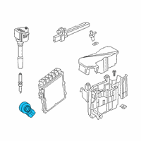 OEM 2020 Toyota GR Supra Knock Sensor Diagram - 89615-WAA01