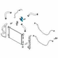 OEM Kia Filler Neck Assembly-Radiator Diagram - 25329B2100