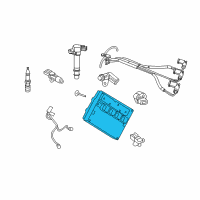 OEM 2015 Dodge Durango Electrical Powertrain Control Module Diagram - 5150987AB