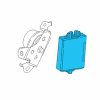 OEM 2017 Toyota Prius Antitheft Module Diagram - 89784-0E060