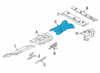 OEM BMW X6 FUEL TANK HEAT INSULATION Diagram - 51-48-8-078-068