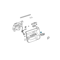 OEM Buick LaCrosse Lock Switch Diagram - 15779371