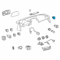 OEM Toyota Sienna Lock Switch Diagram - 84962-0R021