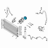 OEM 2015 Ford Mustang Clutch & Pulley Diagram - FR3Z-19D786-FA