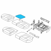 OEM 2014 BMW X5 Heating Element, Comfort Seat, Left Diagram - 52-20-7-364-121