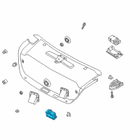 OEM Kia Push Button Assembly-T/L Diagram - 818303T000