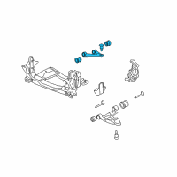 OEM Pontiac Solstice Front Upper Control Arm Assembly Diagram - 15907047