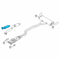 OEM 2022 Ford Edge Front Pipe Diagram - K2GZ-5G203-B