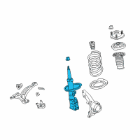 OEM Toyota Highlander Strut Diagram - 48510-8Z306