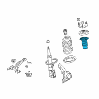 OEM 2018 Lexus RX350L Seat Sub-Assembly, Front Spring Diagram - 48045-0E020