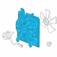 OEM 2007 Honda Accord Shroud Diagram - 19015-RCJ-A01