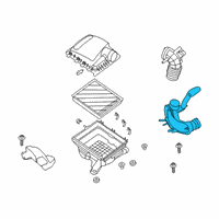 OEM 2022 Ford Ranger Air Tube Diagram - KB3Z-9B659-E