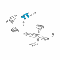 OEM 2010 Ford Expedition Side Mount Bracket Diagram - 9L3Z-6038-B