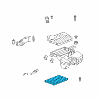 OEM 2007 Pontiac Solstice Filter Diagram - 15925738