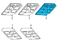 OEM 2020 BMW X6 OPERATING UNIT, SEAT EXTRA F Diagram - 61-31-9-436-053